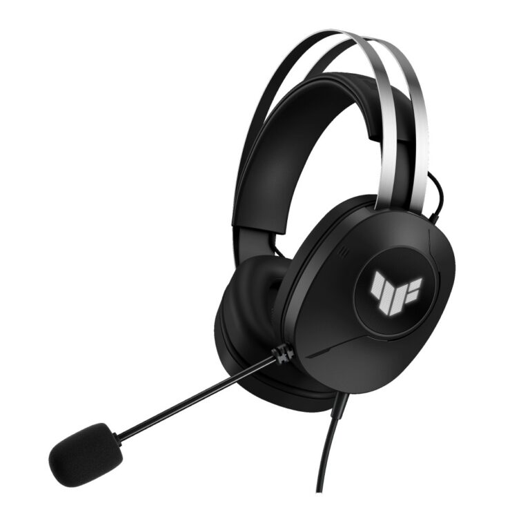 ASUS TUF Gaming H1 Gen II Wired Headset, USB, Virtual 7.1 Surround Sound, Boom Mic, Black