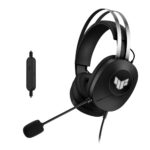 ASUS TUF Gaming H1 Gen II Wired Headset, USB, Virtual 7.1 Surround Sound, Boom Mic, Black