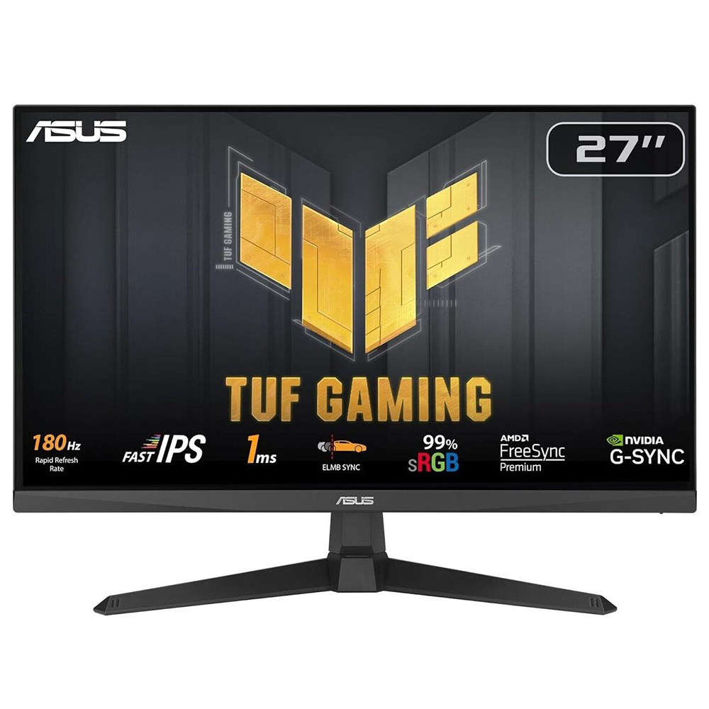 ASUS TUF Gaming VG279Q3A 27" Full HD 180Hz IPS Gaming Monitor Black ASUS TUF Gaming VG279Q3A 27" Full HD 180Hz IPS Gaming Monitor Black