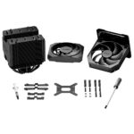 be quiet! Dark Rock Pro 6 Air Cooler, 300W TDP, 120/135mm Fans, Black