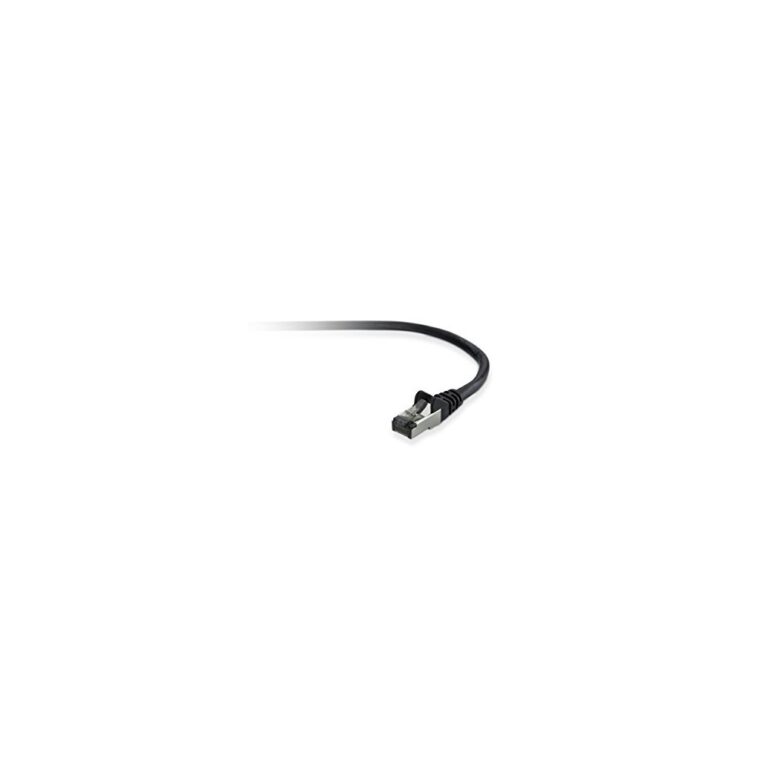 Belkin 2m Cat5e U/FTP (STP) Networking Cable with RJ-45 Male Connectors, Black