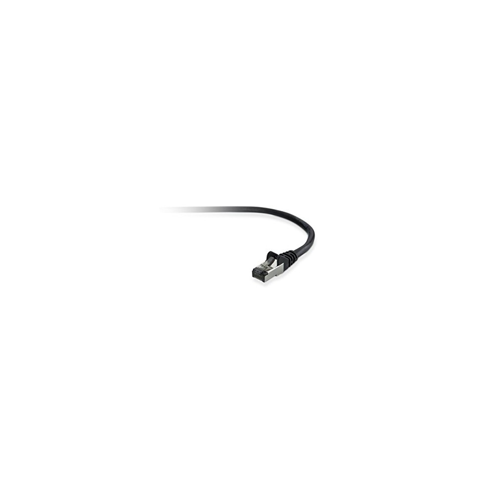 Belkin 2m Cat5e U/FTP (STP) Networking Cable with RJ-45 Male Connectors, Black Belkin 2m Cat5e U/FTP (STP) Networking Cable with RJ-45 Male Connectors, Black