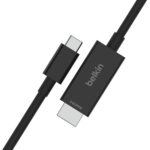 Belkin 2m USB-C to HDMI Cable 2.1 8K 60Hz / 4K 144Hz HDR10+ HDCP2.2 Black