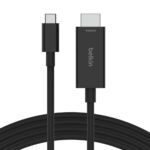 Belkin 2m USB-C to HDMI Cable 2.1 8K 60Hz / 4K 144Hz HDR10+ HDCP2.2 Black