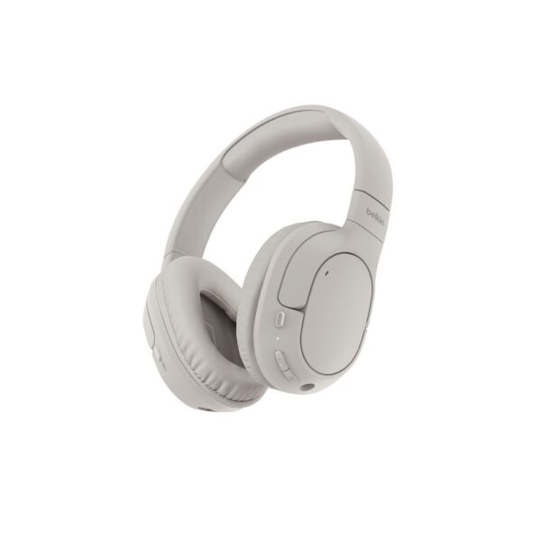 Belkin AUD009HQSA Wireless Head-band Headphones USB-C Bluetooth 5.4 with Built-in Microphone Sand