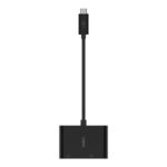 Belkin AVC001BTBK USB-C to VGA Adapter with 60W Power Delivery, Black