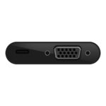 Belkin AVC001BTBK USB-C to VGA Adapter with 60W Power Delivery, Black