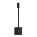 Belkin AVC002BTBK USB-C to HDMI + Charge Adapter, 4K 60Hz, 60W Power Delivery, Black