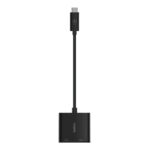 Belkin AVC002BTBK USB-C to HDMI + Charge Adapter, 4K 60Hz, 60W Power Delivery, Black