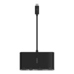 Belkin AVC005BTBK USB-C Laptop Dock Port Replicator with 4K HDMI, VGA, Gigabit Ethernet and USB-A, Black