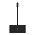 Belkin AVC005BTBK USB-C Laptop Dock Port Replicator with 4K HDMI, VGA, Gigabit Ethernet and USB-A, Black