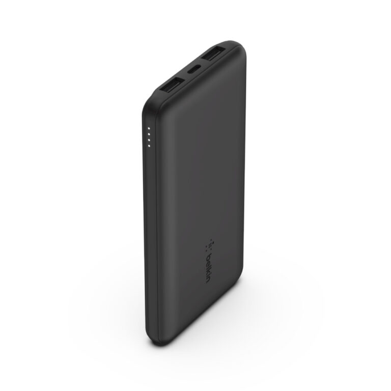 Belkin BOOST↑CHARGE 10000 mAh Black Power Bank, 15W, 3-Port (2x USB-A, 1x USB-C)