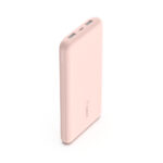 Belkin BOOST↑CHARGE 10000 mAh Power Bank, 3-Port (USB-A x2, USB-C x1), Rose Gold