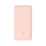 Belkin BOOST↑CHARGE 10000 mAh Power Bank, 3-Port (USB-A x2, USB-C x1), Rose Gold