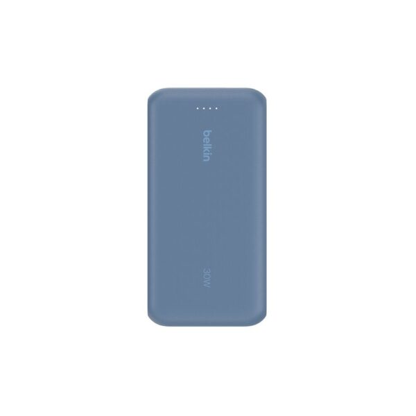 Belkin BoostCharge 20000 mAh Power Bank 30W USB-C PD Fast Charging Blue