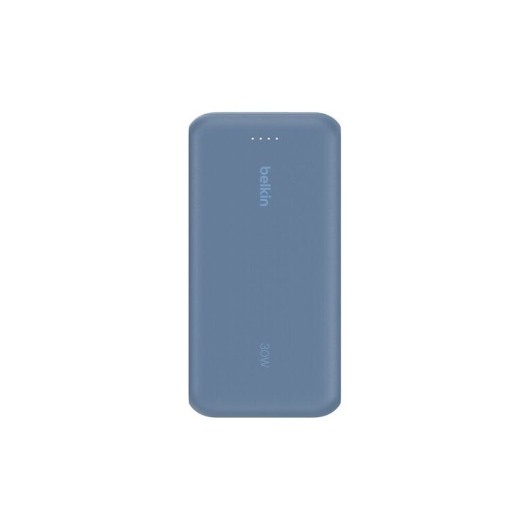 Belkin BoostCharge 20000 mAh Power Bank 30W USB-C PD Fast Charging Blue
