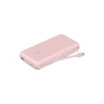 Belkin BoostCharge 20000 mAh Power Bank 30W USB-C PD with Integrated USB-C Cable Rose