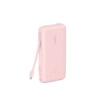 Belkin BoostCharge 20000 mAh Power Bank 30W USB-C PD with Integrated USB-C Cable Rose