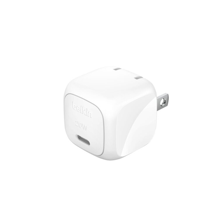 Belkin BoostCharge 20W USB-C PD 3.1 Fast Charger - White