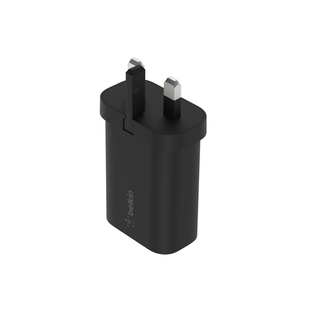 Belkin BoostCharge 25W USB-C PD 3.0 PPS Wall Charger for iPhone & Samsung Black UK Plug Belkin BoostCharge 25W USB-C PD 3.0 PPS Wall Charger for iPhone & Samsung Black UK Plug