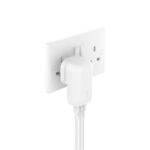Belkin BoostCharge 3-Port USB-C Wall Charger with PPS 67W, Power Delivery, White