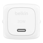 Belkin BoostCharge 30W USB-C PD 3.1 AC Indoor Fast Charger for Laptop, Smartphone, Tablet - White
