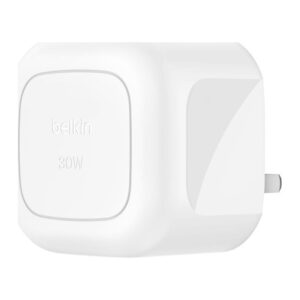 Belkin BoostCharge 30W USB-C Wall Charger USB PD 3.1 - White