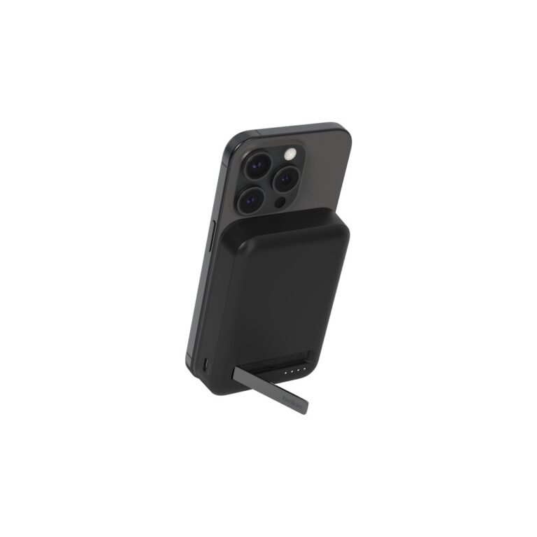 Belkin BoostCharge Pro 15W Magnetic Wireless Charger with Kickstand, MagSafe, Black