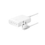 Belkin BoostCharge Pro 200W GaN 4-Port USB-C Fast Charger for Laptop, Smartphone, Tablet White