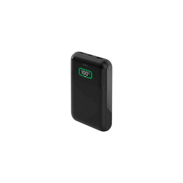 Belkin BoostCharge Pro Power Bank 20000 mAh Black with Built-in Display, 2x USB-C, 1x USB-A