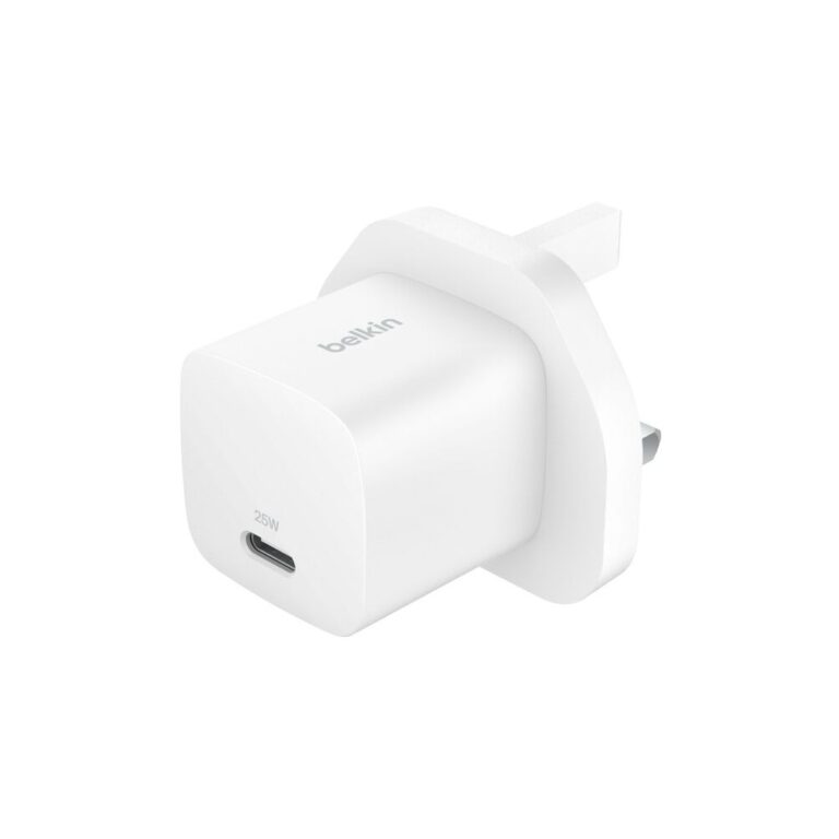 Belkin BoostCharge Universal 25W GaN Fast Charger with USB-C PD 3.1 - White