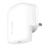 Belkin BoostCharge USB-C Power Delivery 3.0 PPS Wall Charger 30W White