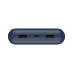 Belkin BPB012btBL Power Bank 20000 mAh 15W Portable Charger with 2x USB-A & 1x USB-C Blue
