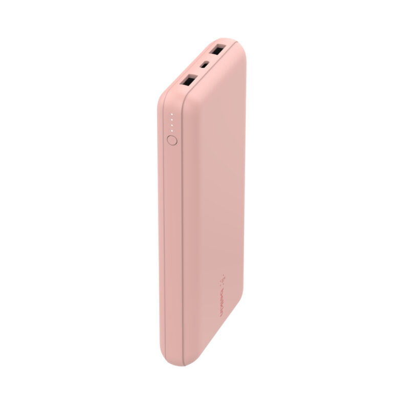Belkin BPB012btRG Power Bank 20000 mAh 15W USB-C Dual USB-A Rose Gold