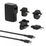 Belkin BPZ003bt1MBK-B6 Universal AC Fast Charger 25W with USB-C to USB-C Cable - Black