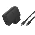 Belkin BPZ003bt1MBK-B6 Universal AC Fast Charger 25W with USB-C to USB-C Cable - Black
