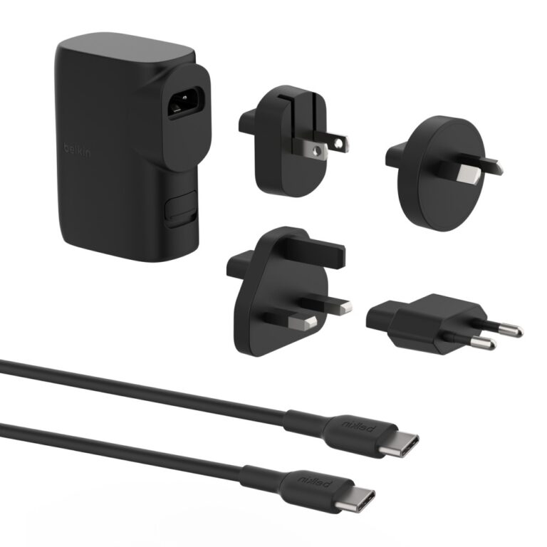 Belkin BPZ003bt1MBK-B6 Universal AC Fast Charger 25W with USB-C to USB-C Cable - Black