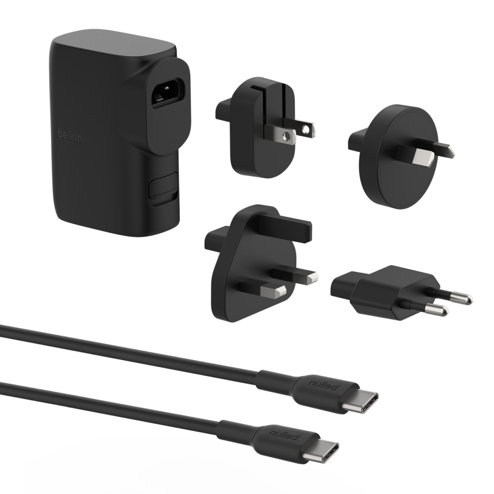 Belkin BPZ003bt1MBK-B6 Universal AC Fast Charger 25W with USB-C to USB-C Cable - Black Belkin BPZ003bt1MBK-B6 Universal AC Fast Charger 25W with USB-C to USB-C Cable - Black