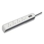 Belkin BSV400AF2M Surge Protector, 4 AC Outlets, 525J, 2m Cable, White