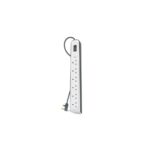Belkin BSV603AF2M 6-Outlet Surge Protector Strip 650J 2m White