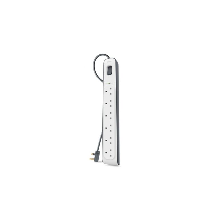 Belkin BSV603AF2M 6-Outlet Surge Protector Strip 650J 2m White