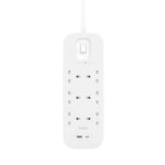 Belkin Connect 6 AC Outlet Surge Protector with 2x USB Charger 2m White