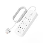 Belkin Connect 6 AC Outlet Surge Protector with 2x USB Charger 2m White