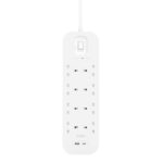 Belkin Connect 8-Gang Surge Protector USB-C PD 900J 2m White