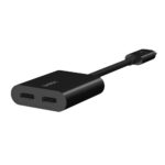 Belkin F7U081BTBLK USB-C Mobile Device Charger Black, 60W, 2x USB-C Ports, Indoor