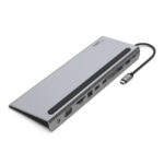 Belkin INC004 11-in-1 USB-C Multiport Laptop Docking Station 100W Black, Grey