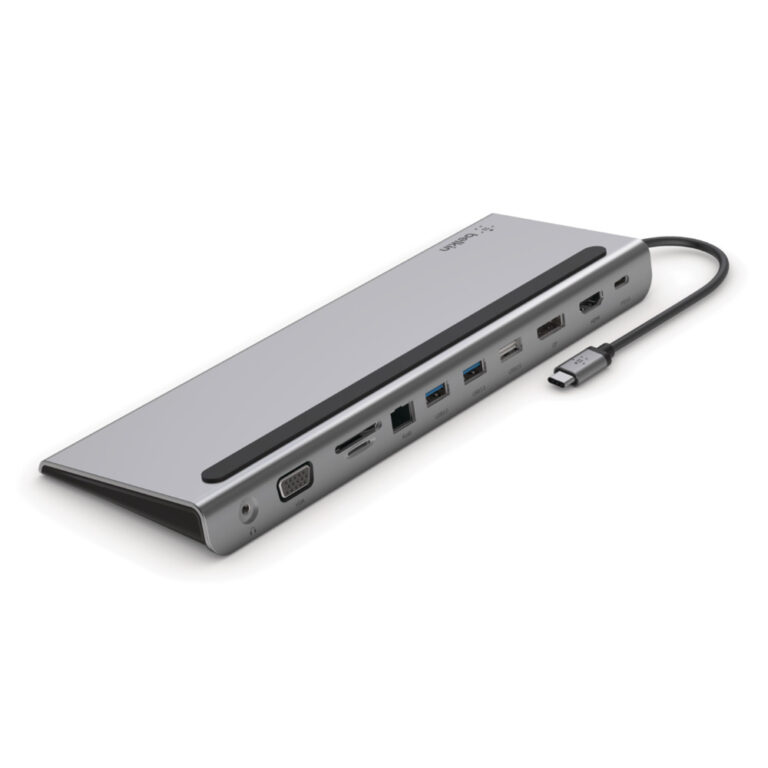 Belkin INC004 11-in-1 USB-C Multiport Laptop Docking Station 100W Black, Grey
