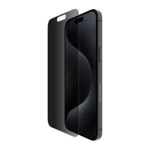 Belkin iPhone 15 Pro Max Tempered Glass Privacy Screen Protector 6.7" Transparent