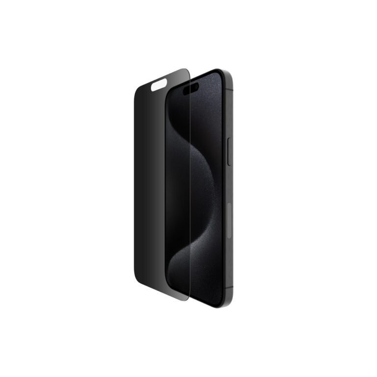 Belkin iPhone 15 Pro Max Tempered Glass Privacy Screen Protector 6.7" Transparent