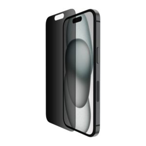 Belkin OVA147ZZ Frameless Display Privacy Filter for iPhone 15, 6.1", Tempered Glass, 9H